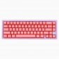 Orange 104+10 Keycaps Set PBT Crystal Translucent Cherry Profile for Mechanical Gaming Keyboard